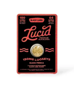 Lucid Black Label 7-Hydroxymitragynine Chewable Tablet 150mg Guava Fresca