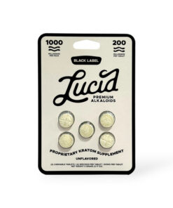 Lucid Black Label Kratom Extract 200mg Chewable Tablet – Unflavored