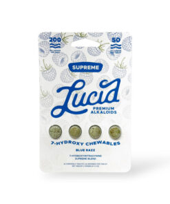 Lucid Supreme 7-OH Chewables Tablets Blue Razz 50mg Per Tablet